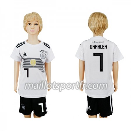 Maillot de Foot Allemagne Draxler 7 Enfant Domicile Coupe du monde 2018